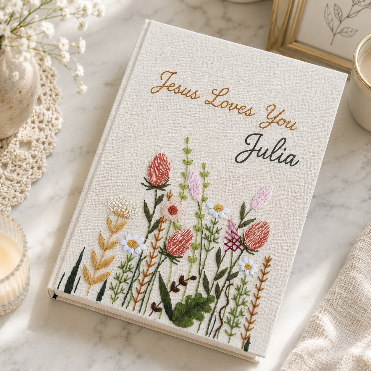 Embroidered Notebook