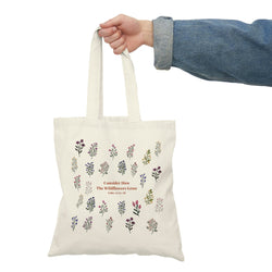 Luke 12:25-28 Bible Verse Tote Bag – Christian Canvas Tote – Aesthetic Faith-Based Bag – Cute Religious Gift – Basic Shopping Bag – Inspirational Christian Accessory