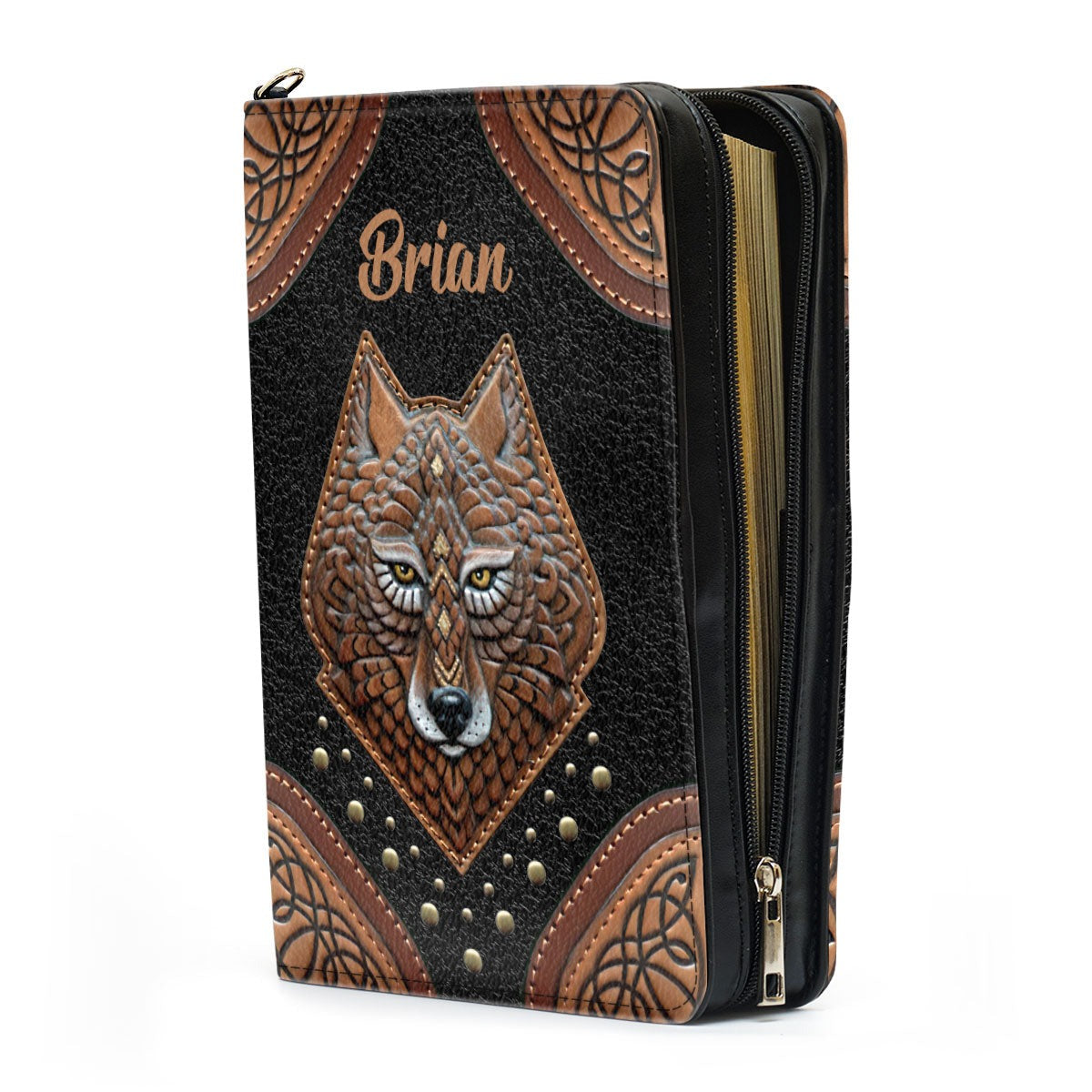 Personalized Zippered Bible Cover, Bible Carrying Case With Name, Gift For Team Leaders, Christian Gift, Bible Covers Jesus Gifts