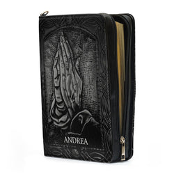 Zippered Bible Cover, Gift For Worship Members, Personalized Bible Carrying Case With Handle, Christian Gift, Bible Covers Jesus Gifts