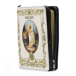 Bless The Lord O My Soul Bible Case, Leather Bible Cover With Zipper, Worship Members Gift, Christian Gift, Bible Covers Jesus Gifts