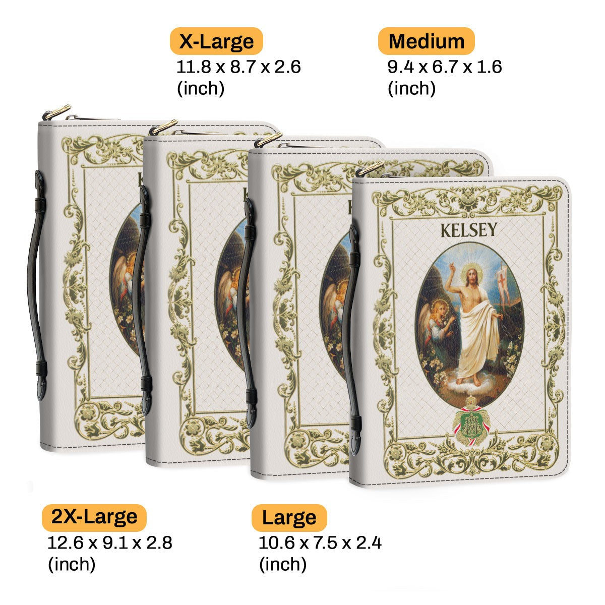 Bless The Lord O My Soul Bible Case, Leather Bible Cover With Zipper, Worship Members Gift, Christian Gift, Bible Covers Jesus Gifts