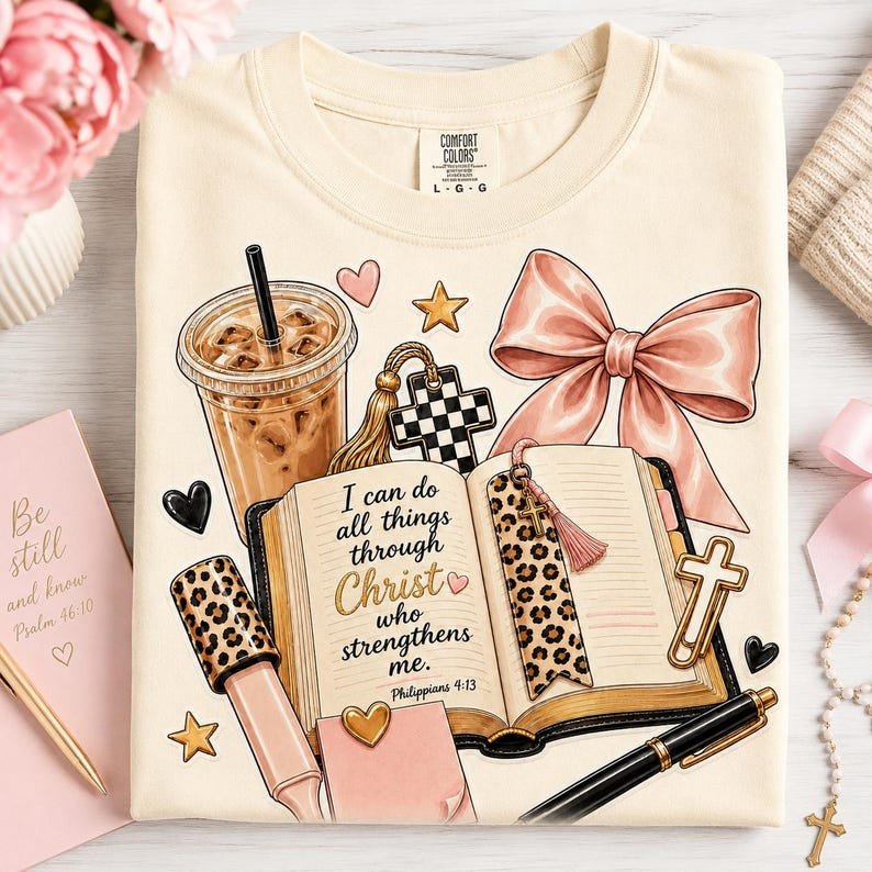 Philippians 4:13 Shirt, Christian Faith Shirt, Jesus Bible Shirt, Christmas Shirt CFNE10
