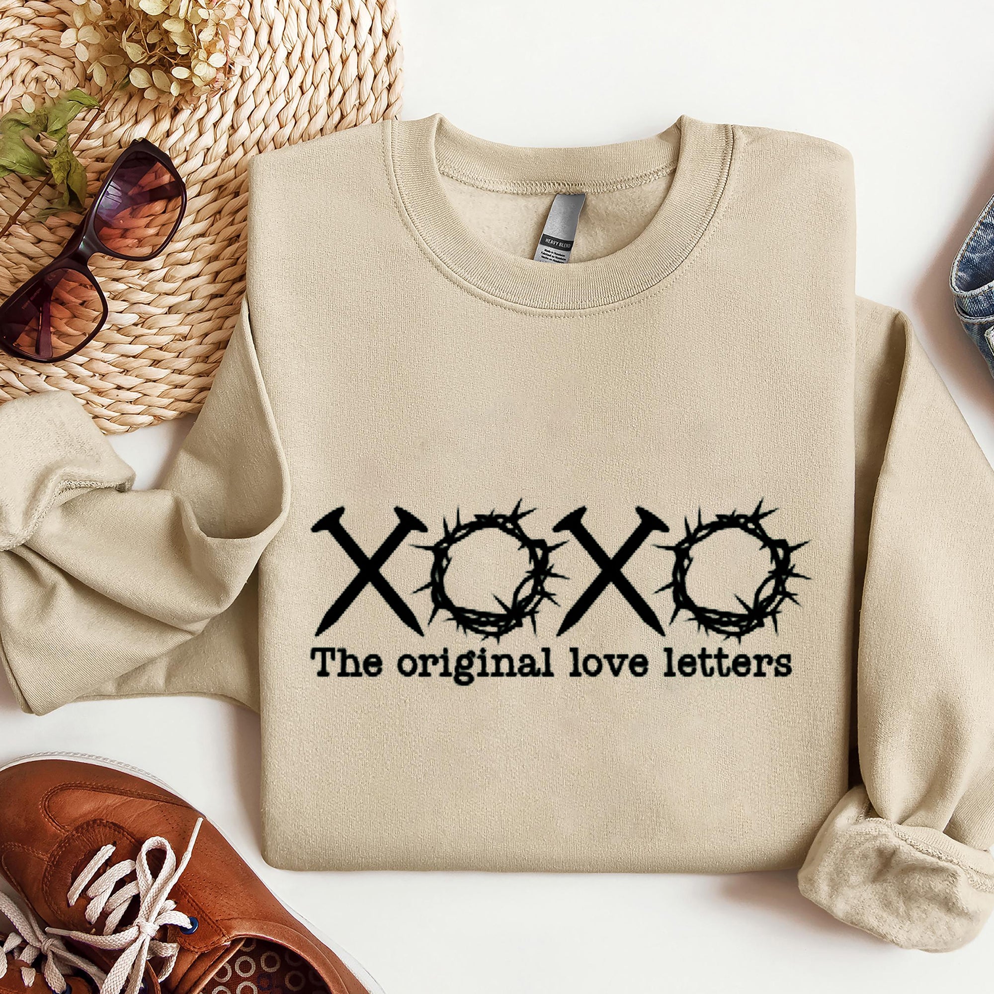 XOXO the original love letters Sweatshirt, Christian Valentine Shirt, Valentine Shirt. ILAF01