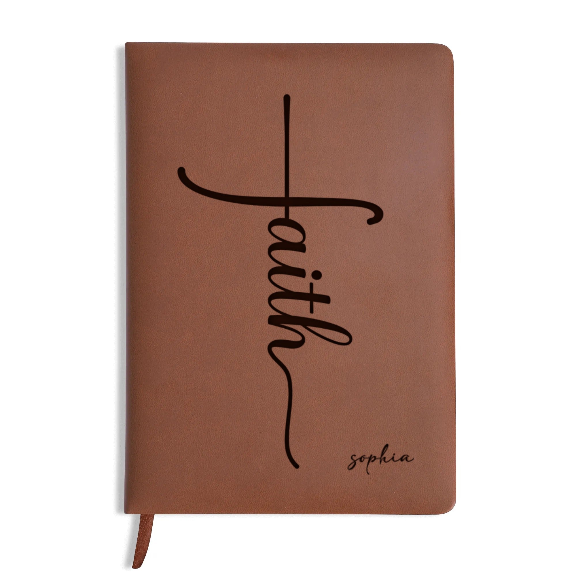 Personalized Christian Journal with Faith, Custom Name Prayer & Faith Notebook, Religious Gift, First Communion Gifts, Birthday. NBLAF10