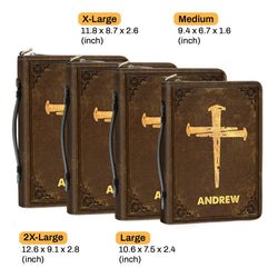 Trust In The Lord Bible Carrying Case, Leather Bible Cover, Religious Gift, Christian Gift, Bible Covers Jesus Gifts