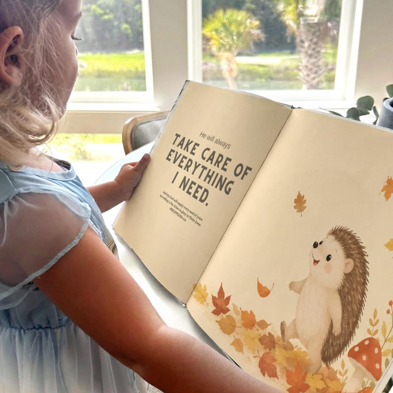 Personalized God Promises - Custom Christian Book With Name, Christian Book For Kid, Baptism Gift, Custom Bible Storybook For Toddlers, Baptism Gift for Boy or Girl, Bedtime Keepsake BOOK11