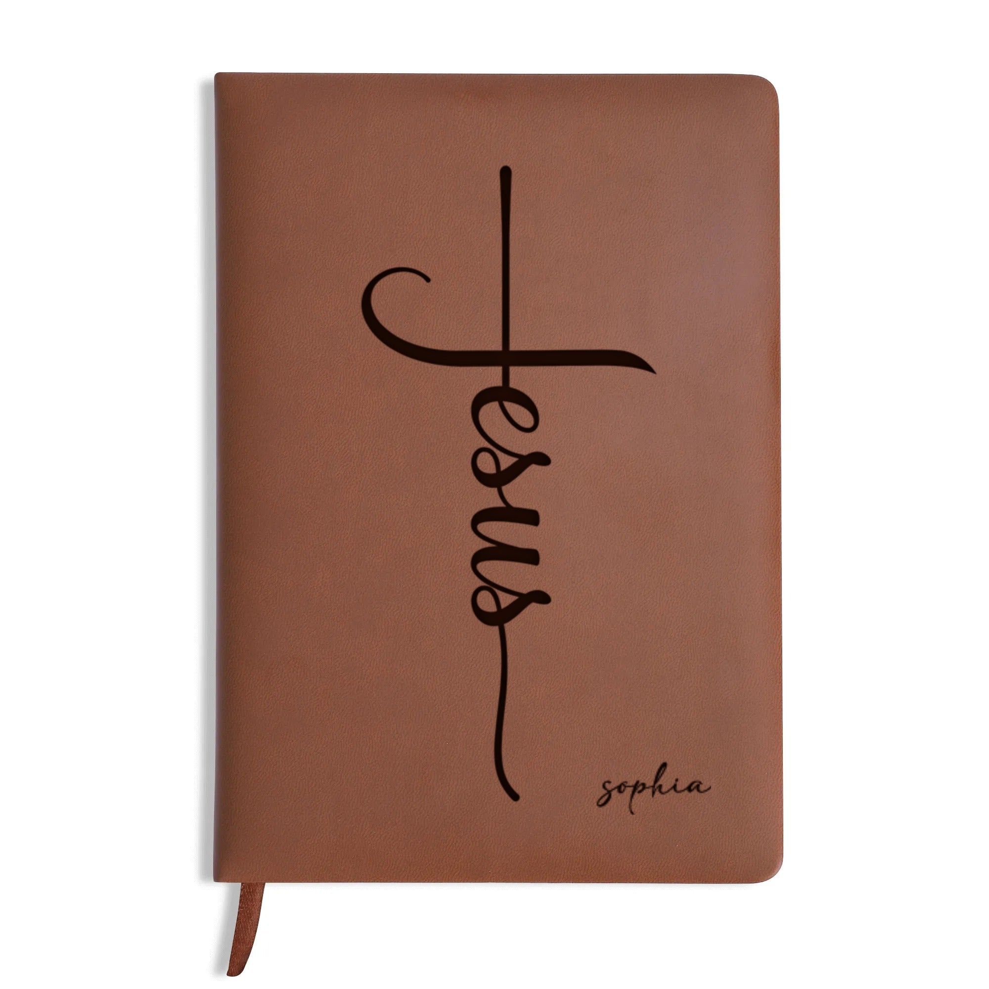 Personalized Christian Journal with Jesus, Custom Name Prayer & Faith Notebook, Religious Gift, First Communion Gifts, Birthday. NBLAF11