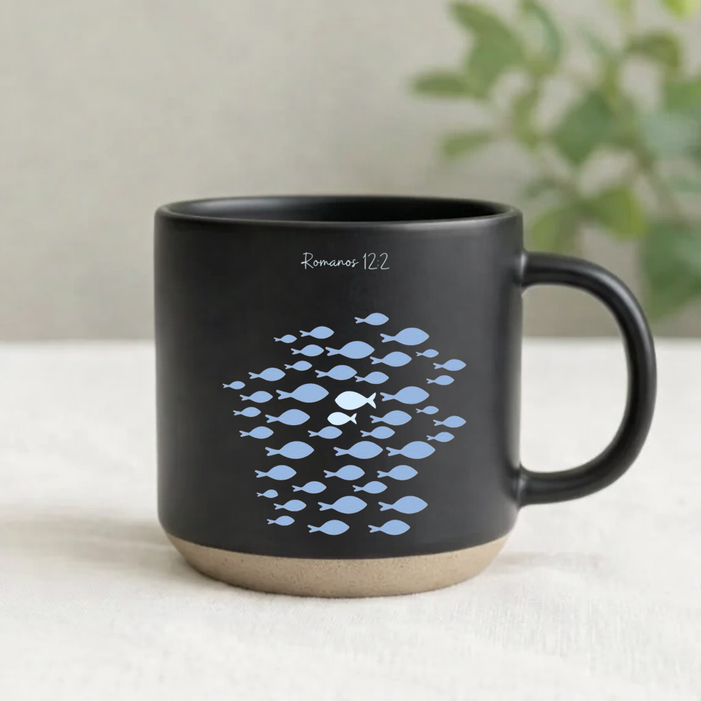 Romans 12:2 Mug, Do Not Conform Mug, Christian Coffee Mug, Bible Verse Mug, Faith Gift for Him, Religious Mug