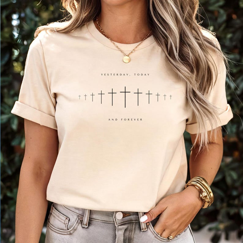 Faith Cross Shirt, Jesus Bible Comfort Shirt, Christian Bible Verse Unisex Tee CFS12