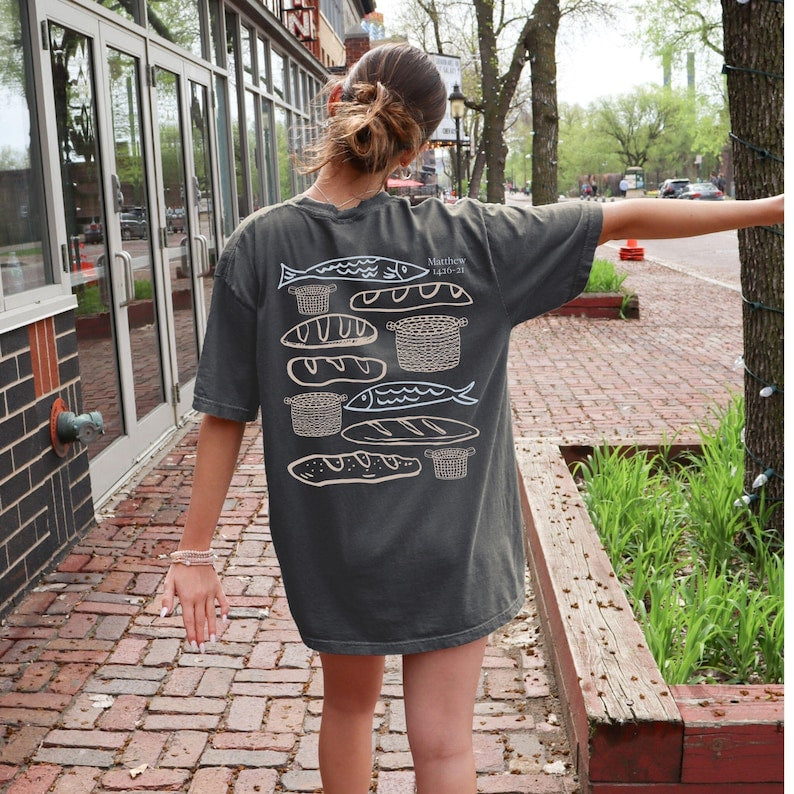 Comfort Colors® Christian Shirt, Jesus Shirt, Boho Christian Shirt, Religious Shirt, Trendy Oversized Shirt, Christian Merch, Christian Tee CFS13