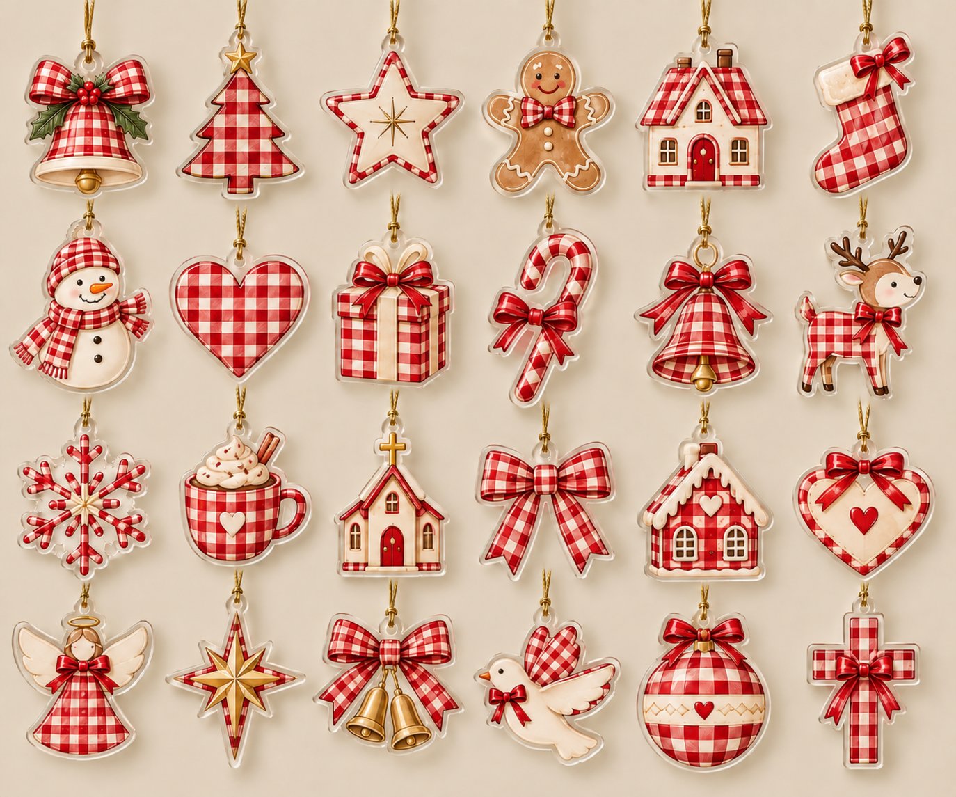 Personalized Gingham Christian Advent Calendar 2026, Jesus Family Christmas Advent Calendar, Faith Based Holiday Countdown, 24 Days Christmas Tradition, Religious Gift for Kids Family ACG13