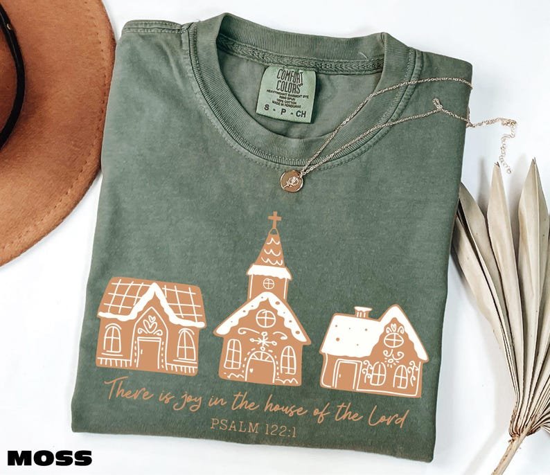Christian Christmas Shirt, Bible Verse Sweatshirt, Faith Based Holiday Graphic Tee, Xmas Sweater, Comfort Colors T-Shirt CFNE14