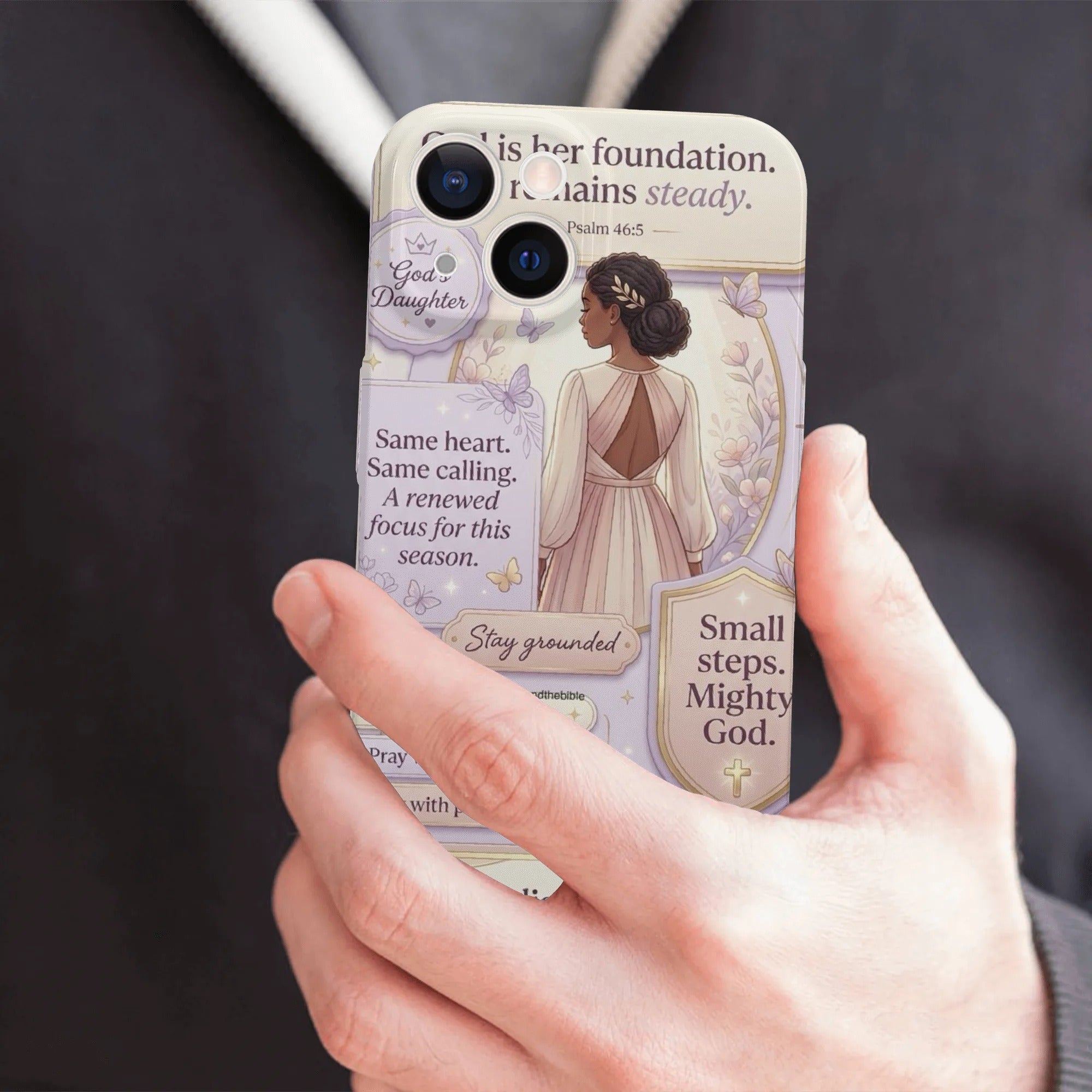 Jesus Is The Way Phone Case, Christian iPhone Case, Faith Quote Cover, Cross Road Sign Design, Religious Gift for Believers PCLAF75