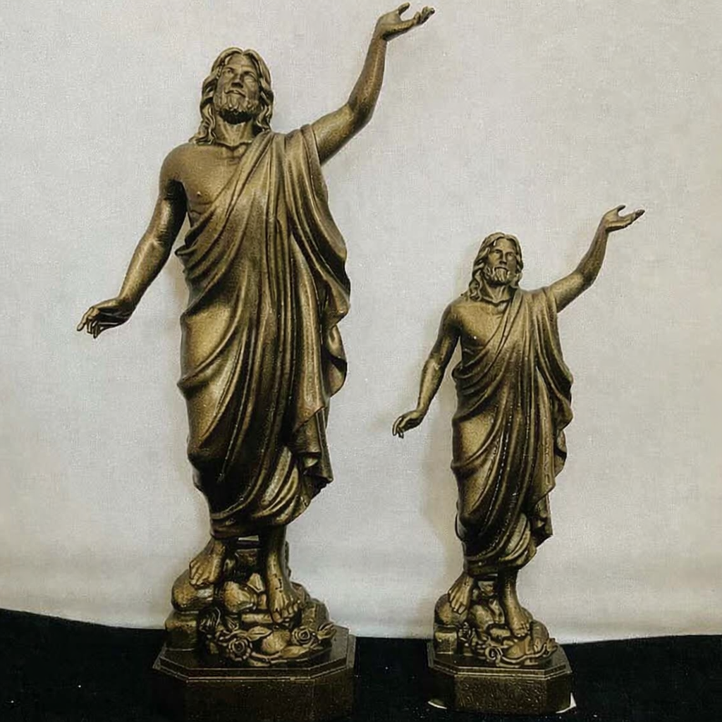 Risen Jesus Christ Statue, Catholic Resurrection Figurine 10cm 15cm, Religious Home Altar Decor, Christian Devotional Statue, Catholic Gift
