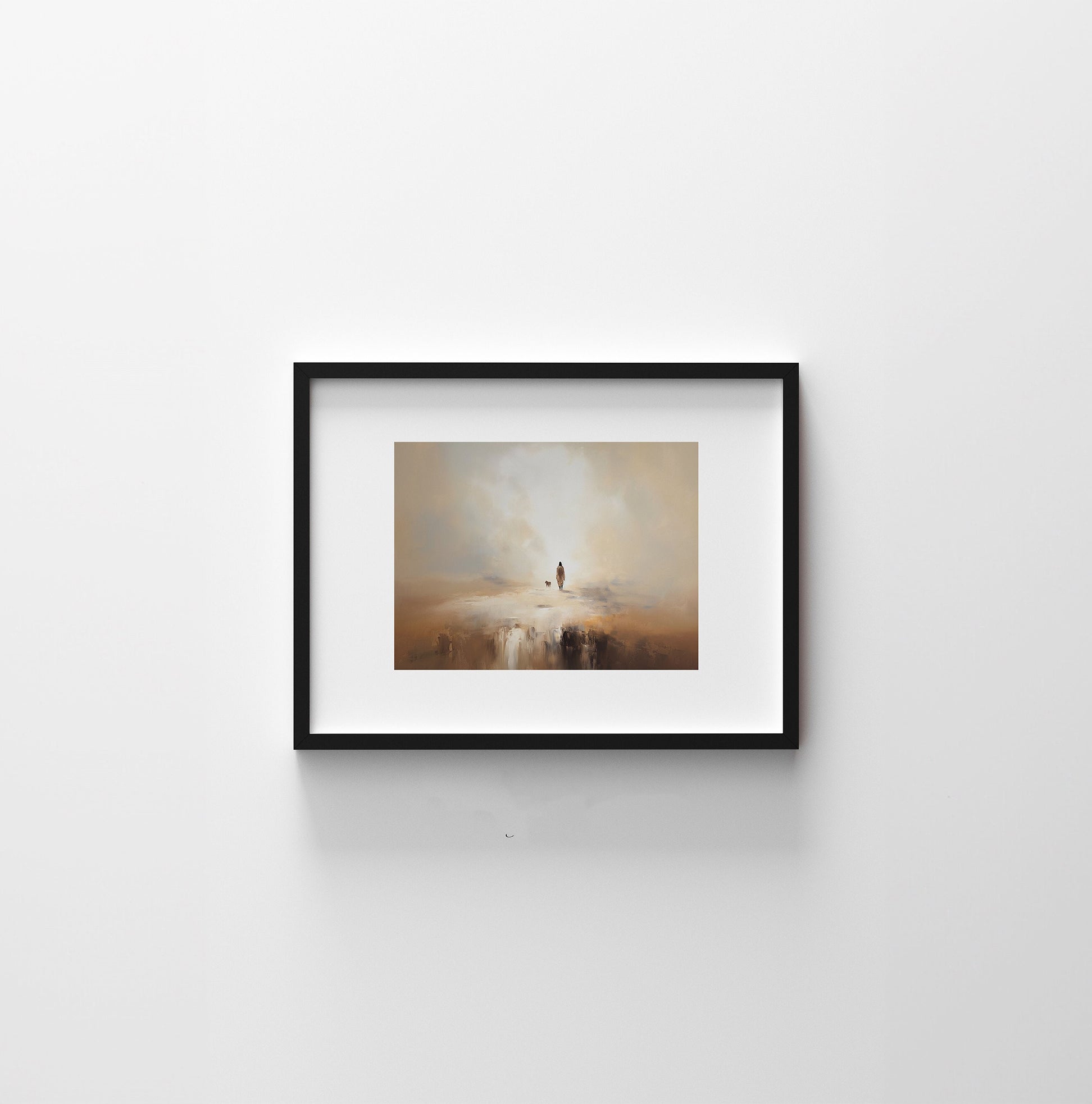 Jesus Leaves The 99 Poster, Parable of The Lost Sheep Poster, Good Shepherd, Religious Gift, LDS Home Decor