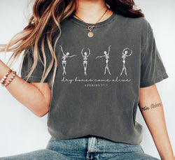 Christian Halloween Shirt, Dancing Skeleton Dry Bones Come Alive, Fall Jesus Shirts, Bible Verse Shirt, Scripture Shirt Faith Comfort Colors