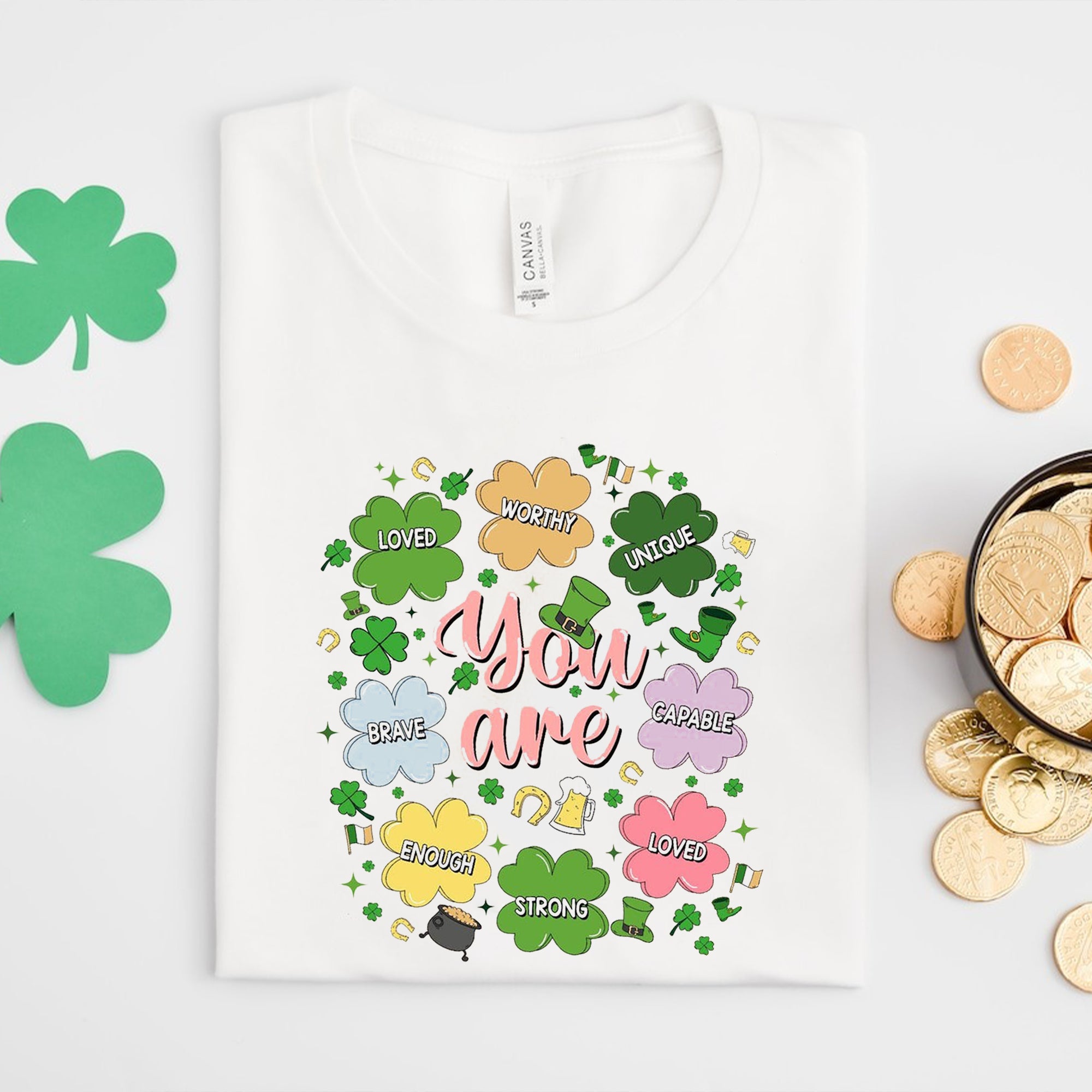 You Are Christian St Patricks Day Shirt, Bible Verse St Patricks Day Shirt, St Patricks Gift. ILAF34