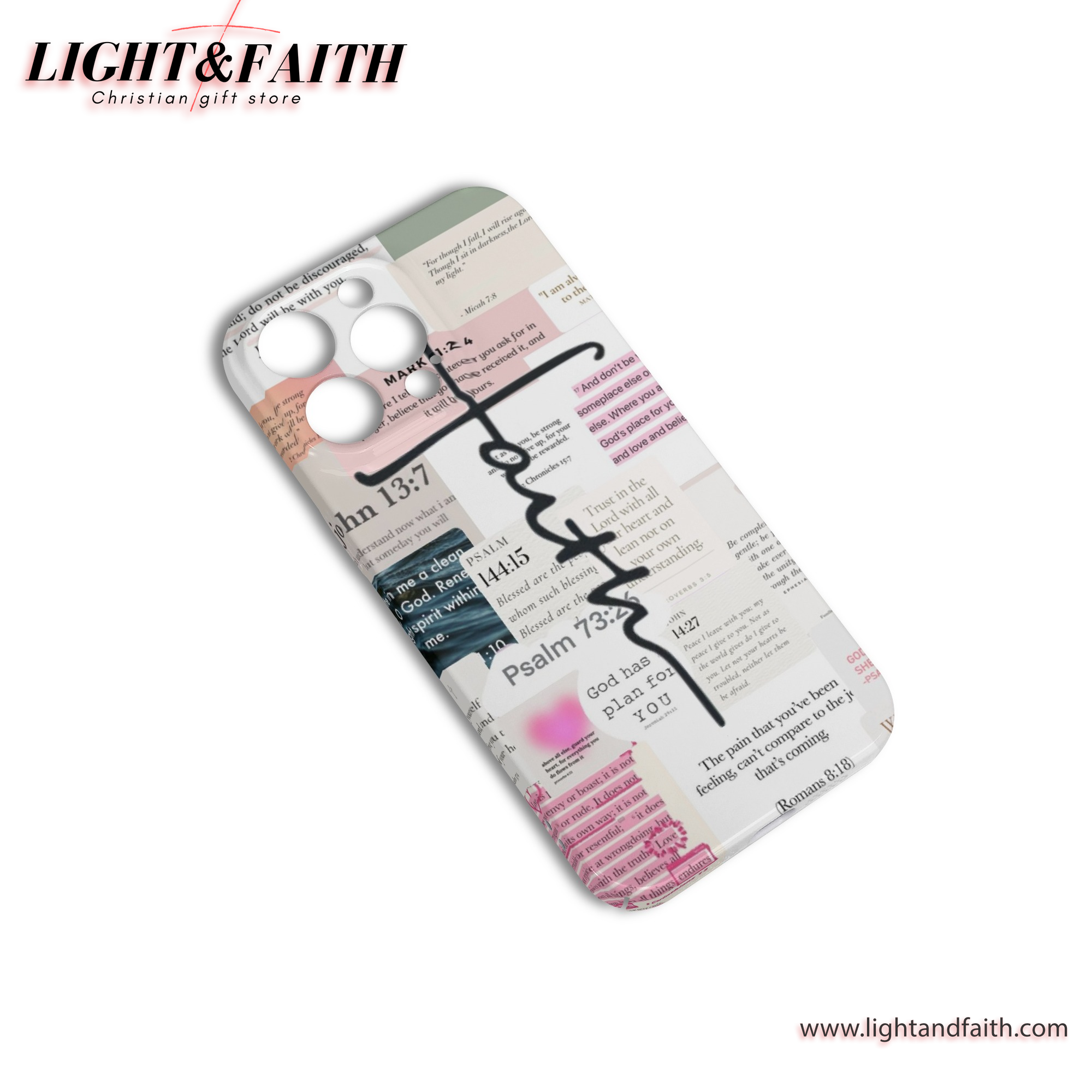 Faith Phone Case, Christian Phone Case, Bible Verse Phone Case, Religious Gift, PCLAF18