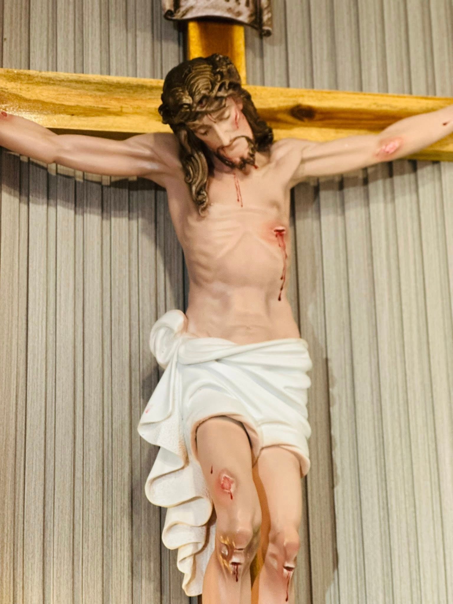 Jesus Crucifix Wall Cross, Catholic Crucifixion Statue, Christian Religious Wall Decor, Catholic Jesus Crucifix, Church Prayer Gift, Home Decor CP14