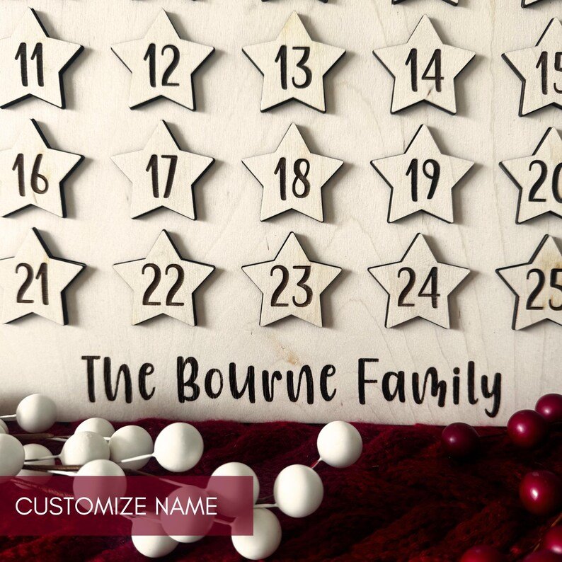 Wooden Random Acts of Kindness Advent Calendar, Season of Service Gift Wooden Sign, Custom Tabletop Religious Gift, Spinning Wheel Christmas Countdown Decor, Christmas Countdown Gift XMASW17