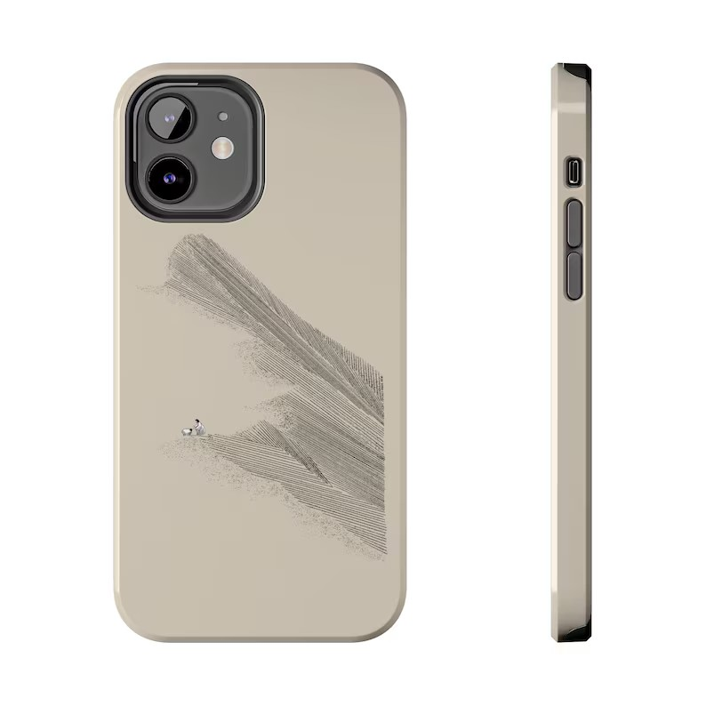 One Lost Sheep, Jesus Leaves the 99 Sheep Christian Phone Cases, Case Bible Verse Sketch Shepherd Modern minimalist Christian Gift, PCLAF62