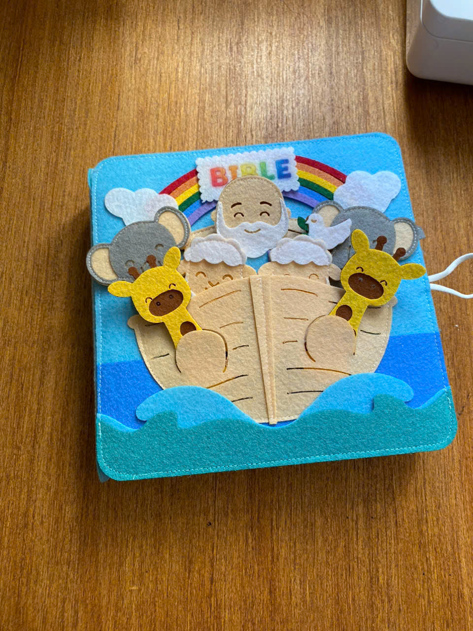 Personalized Bible Story Activity Toy, Christian Felt Busy Book, Soft Cloth Storytelling Books, Activity Books for toddlers, Baptism gifts, Montessori toys, Christian Sunday School Toys BB03
