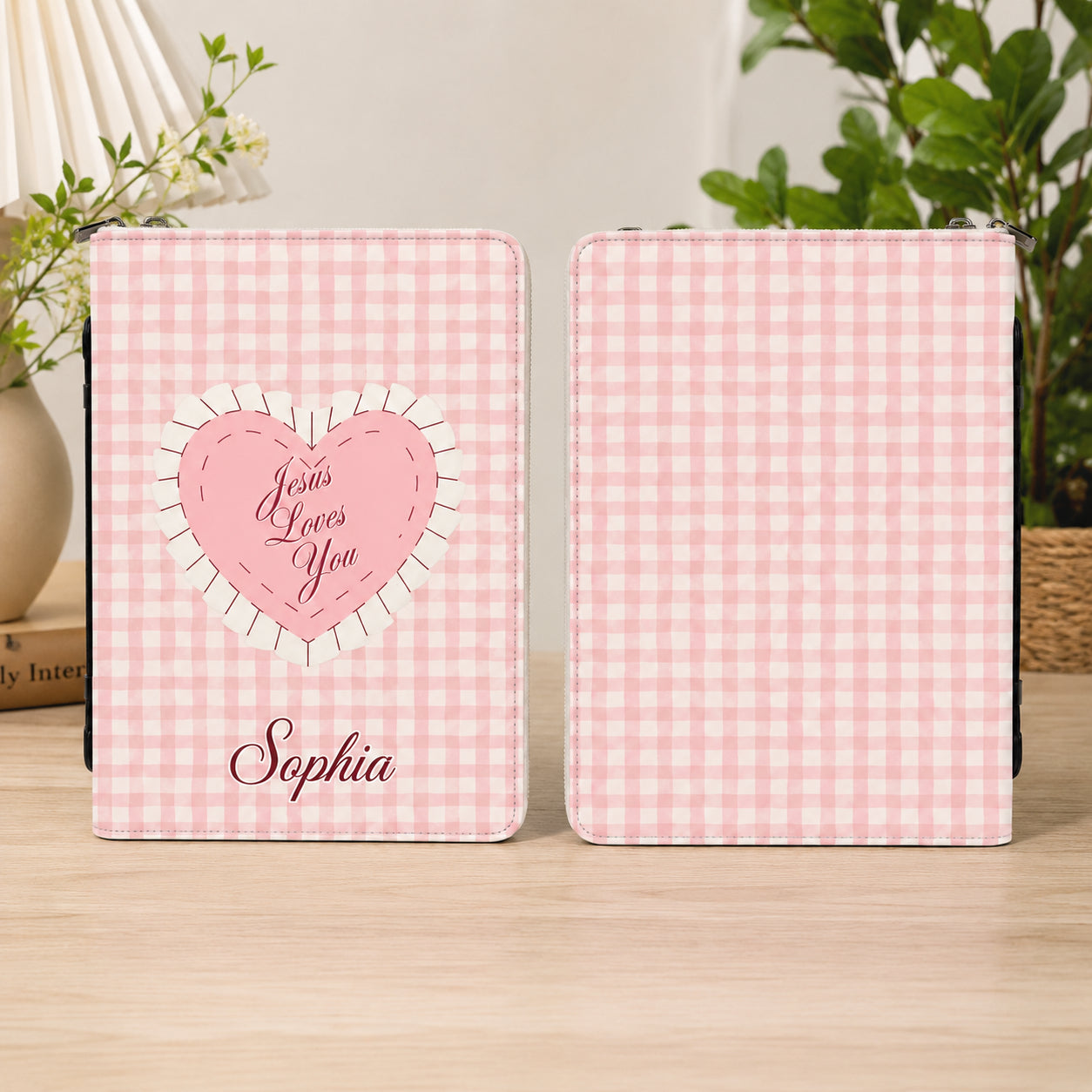 Jesus Loves You Leather Book Cover, Personalized Christian Bible Cover, Christian Gift, Bible Covers Jesus Gifts BIBLE01