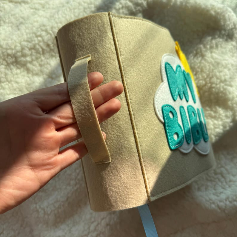 Handmade Old Testament Bibles, Christian Felt Busy Book, Soft Cloth Storytelling Books, Activity Books for toddlers, Baptism gifts, Montessori toys, Christian Sunday School Toys BB01