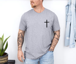Cross Shirt, Faith Cross Shirt, Fathers Day Shirt, Christian Gift, Faith Gift, Christian Shirts, Tee Gift For Him, Gift For Her, Faith Cross