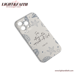 For Nothing Will Be Impossible With God Phone Case, Christian Phone Case, Bible Verse Phone Case, Luke 1:37 Phone Case, Religious Gift, PCLAF01