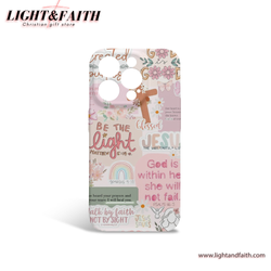 Be The Light Phone Case, Christian Phone Case, Bible Verse Phone Case, Religious Gift, PCLAF22