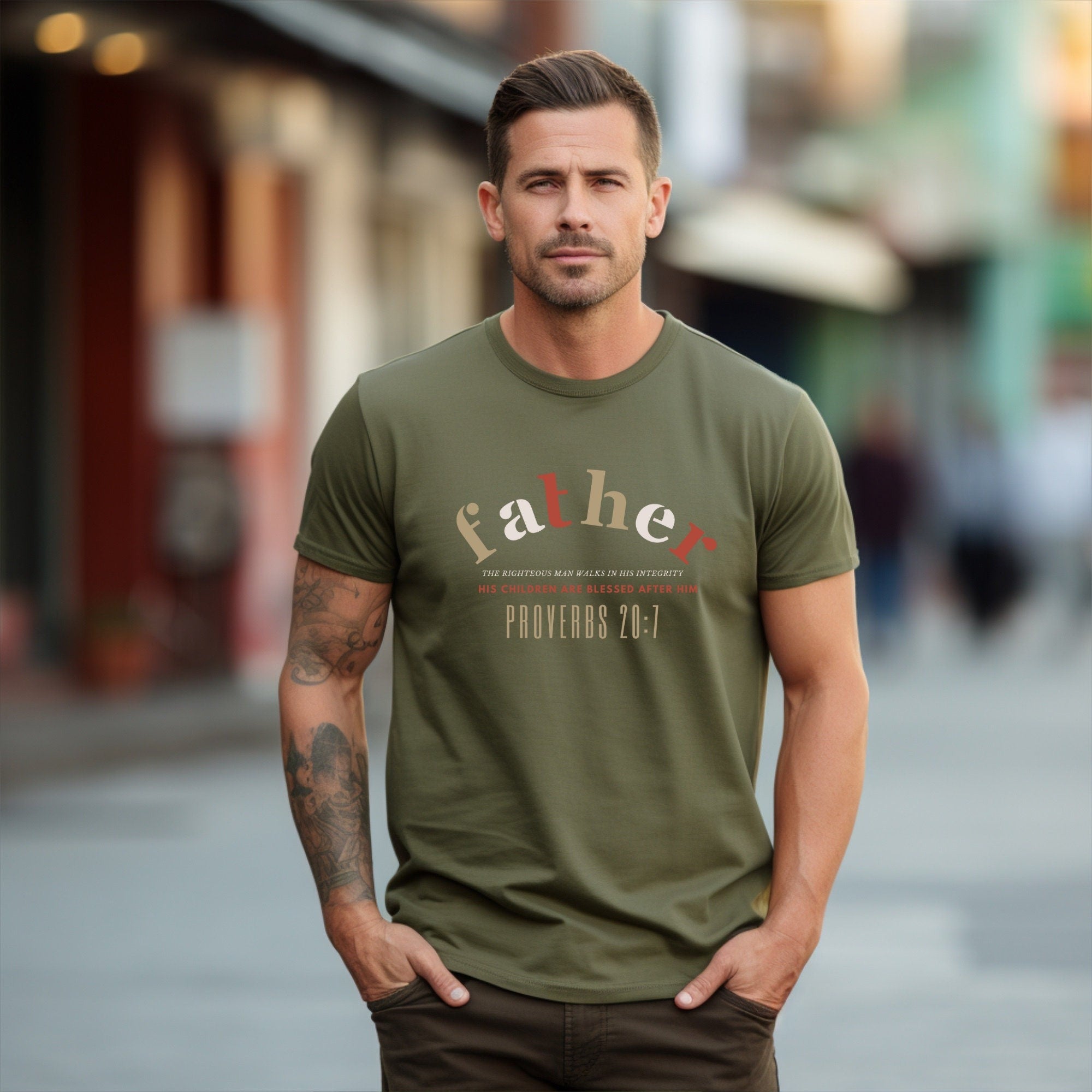 Christian Dad Shirt, Dad Gifts, Christian Shirts for Men, Gift for Christian Men, Christian Father's Day Shirt,Religious Shirts,Gift for Dad