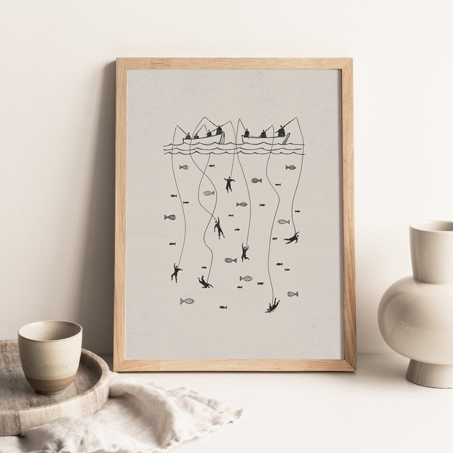 Fishers of Men Poster, Matthew 4:19, Jesus Poster, Evangelism, Bible Poster, Follow Jesus, Gospel Poster