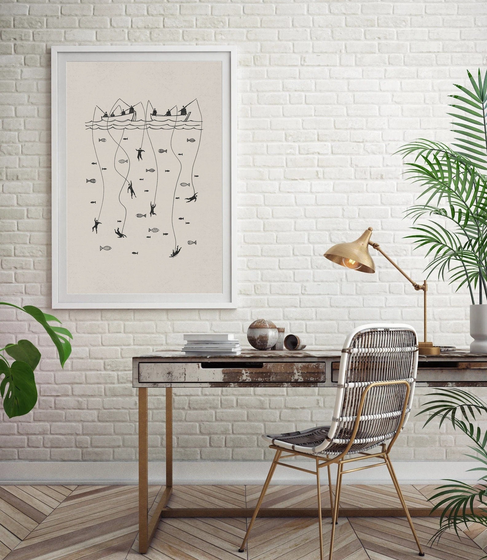 Fishers of Men Poster, Matthew 4:19, Jesus Poster, Evangelism, Bible Poster, Follow Jesus, Gospel Poster