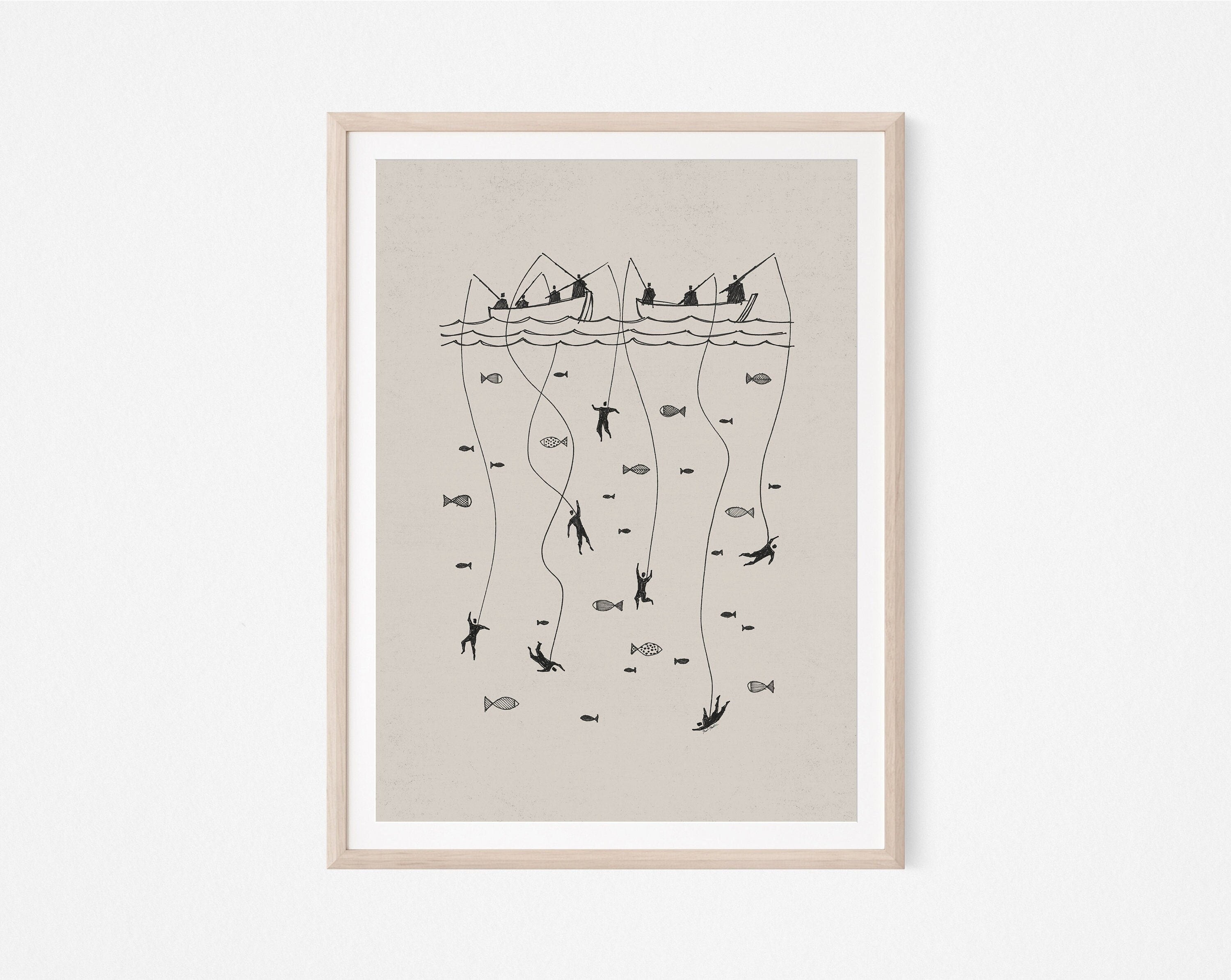 Fishers of Men Poster, Matthew 4:19, Jesus Poster, Evangelism, Bible Poster, Follow Jesus, Gospel Poster