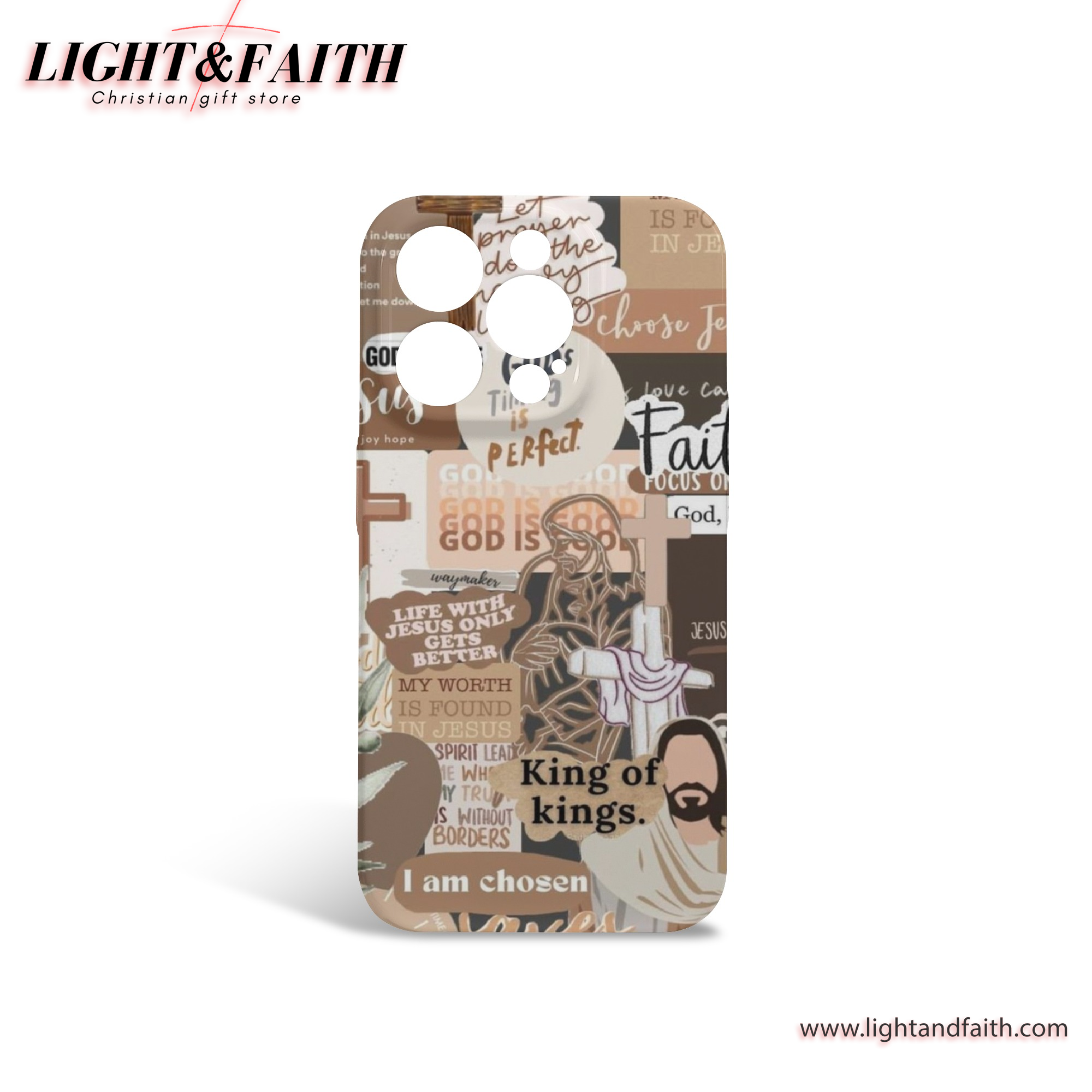 King is kings Phone Case, Christian Phone Case, Bible Verse Phone Case, Religious Gift, PCLAF23