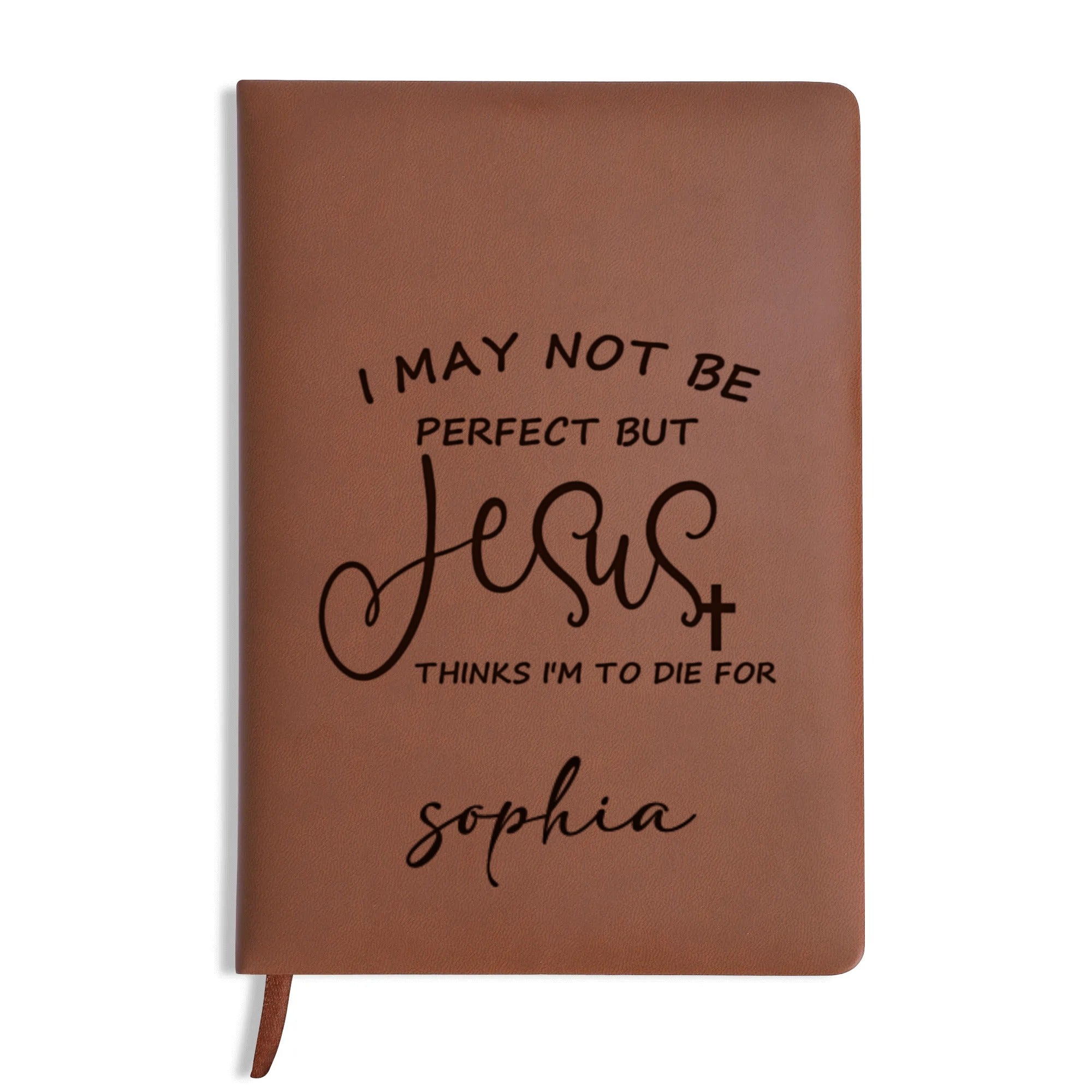 Personalized Christian Journal with Inspirational Jesus Quote, Custom Name Prayer & Faith Notebook, Religious Gift, First Communion Gifts, Birthday. NBLAF22