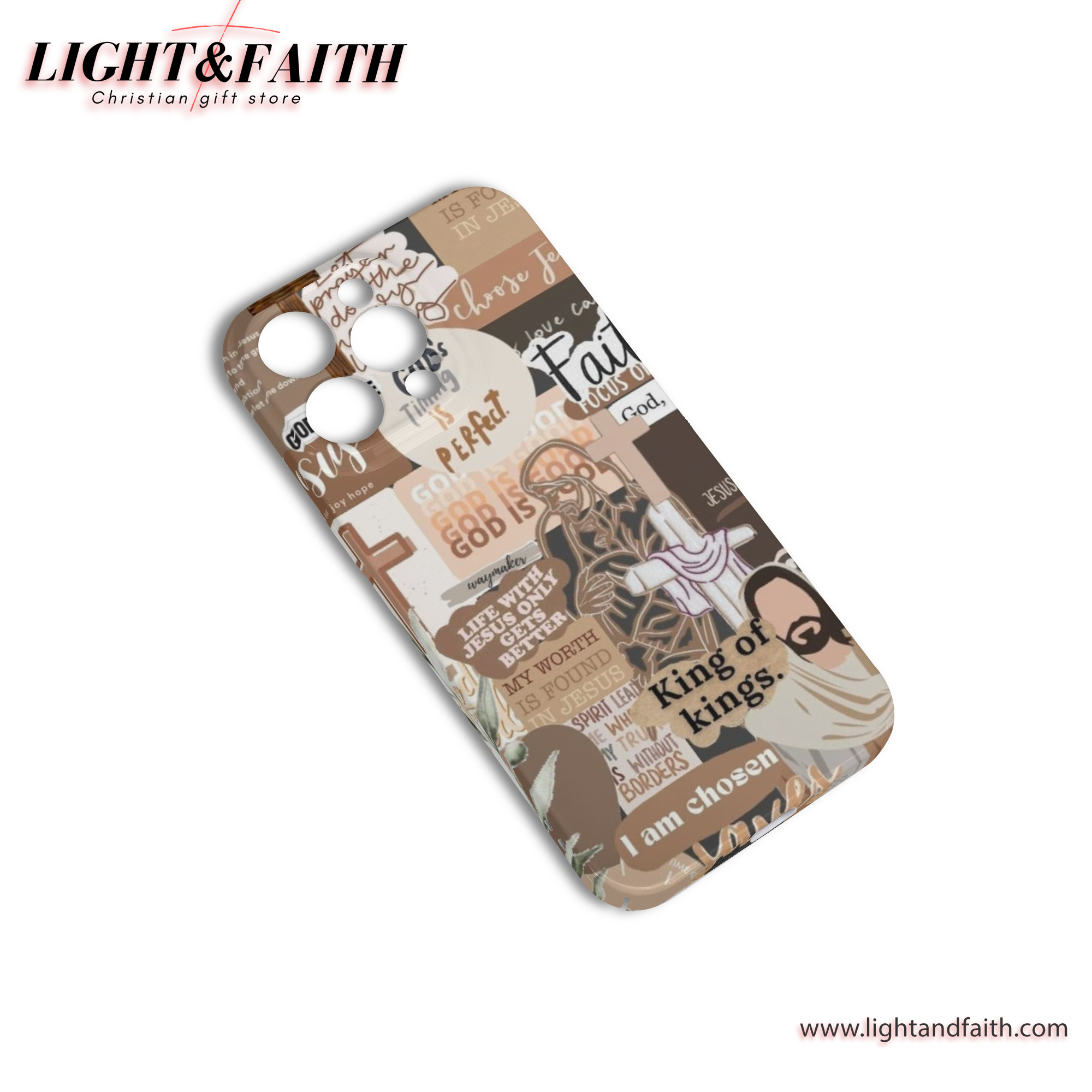 King is kings Phone Case, Christian Phone Case, Bible Verse Phone Case, Religious Gift, PCLAF23