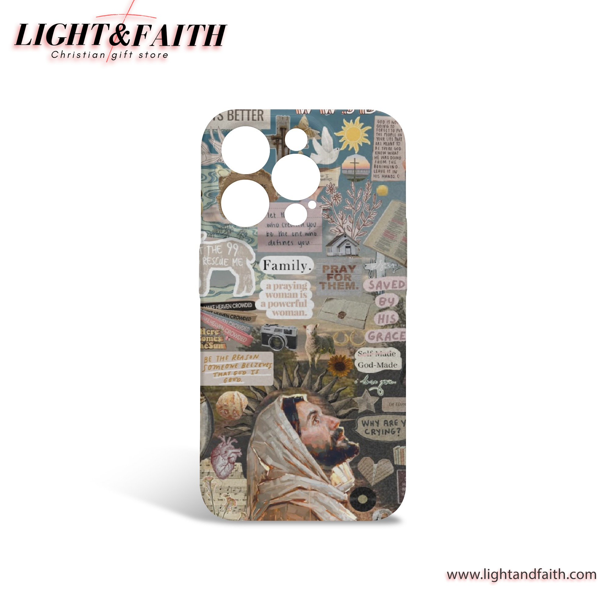 Jesus Life Phone Case, Christian Phone Case, Bible Verse Phone Case, Religious Gift, PCLAF24