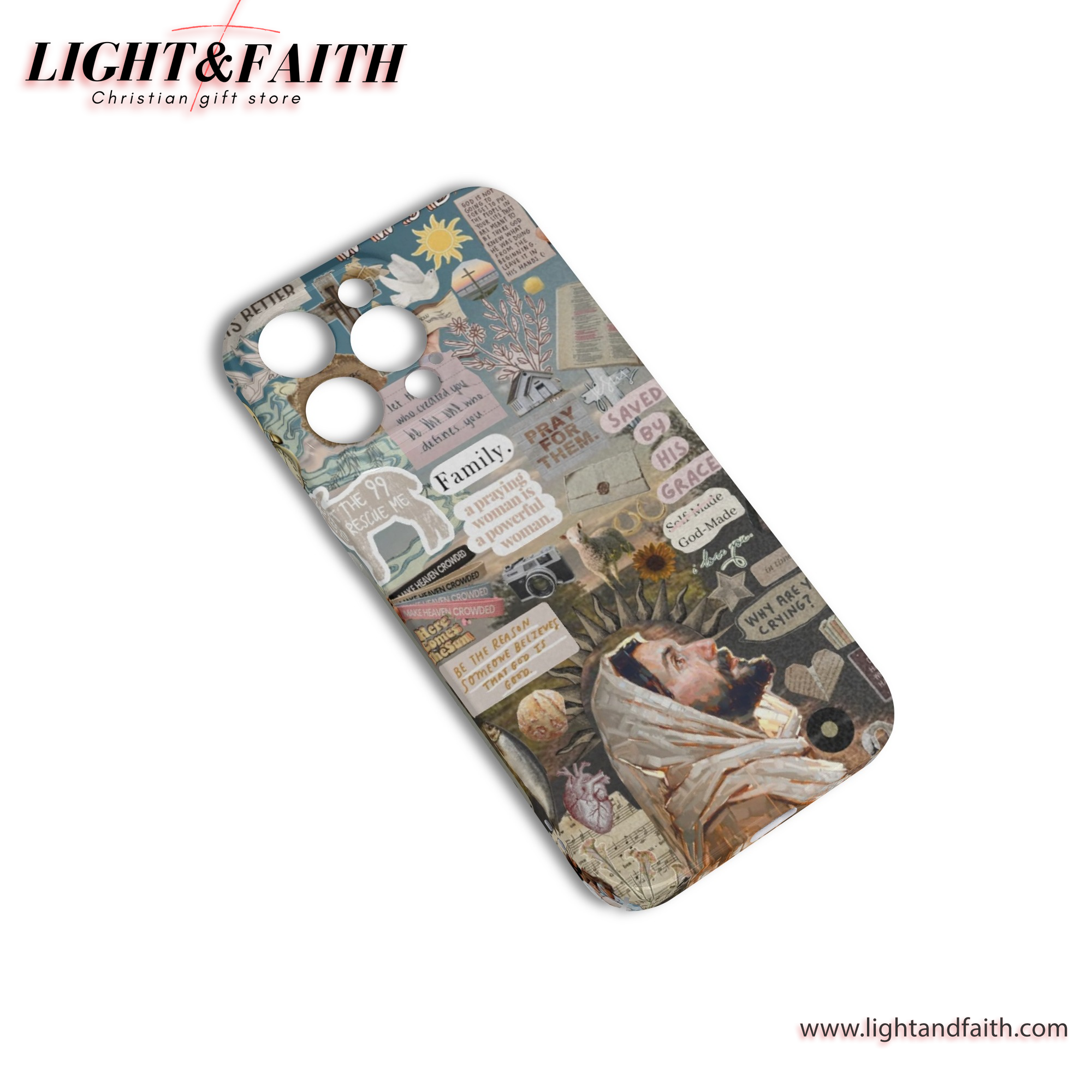 Jesus Life Phone Case, Christian Phone Case, Bible Verse Phone Case, Religious Gift, PCLAF24