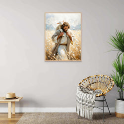 Carry You Home Poster, Modern Christian Poster, Christian Poster, Jesus and Lamb, Leave the 99 Art Poster, Bible Art Poster