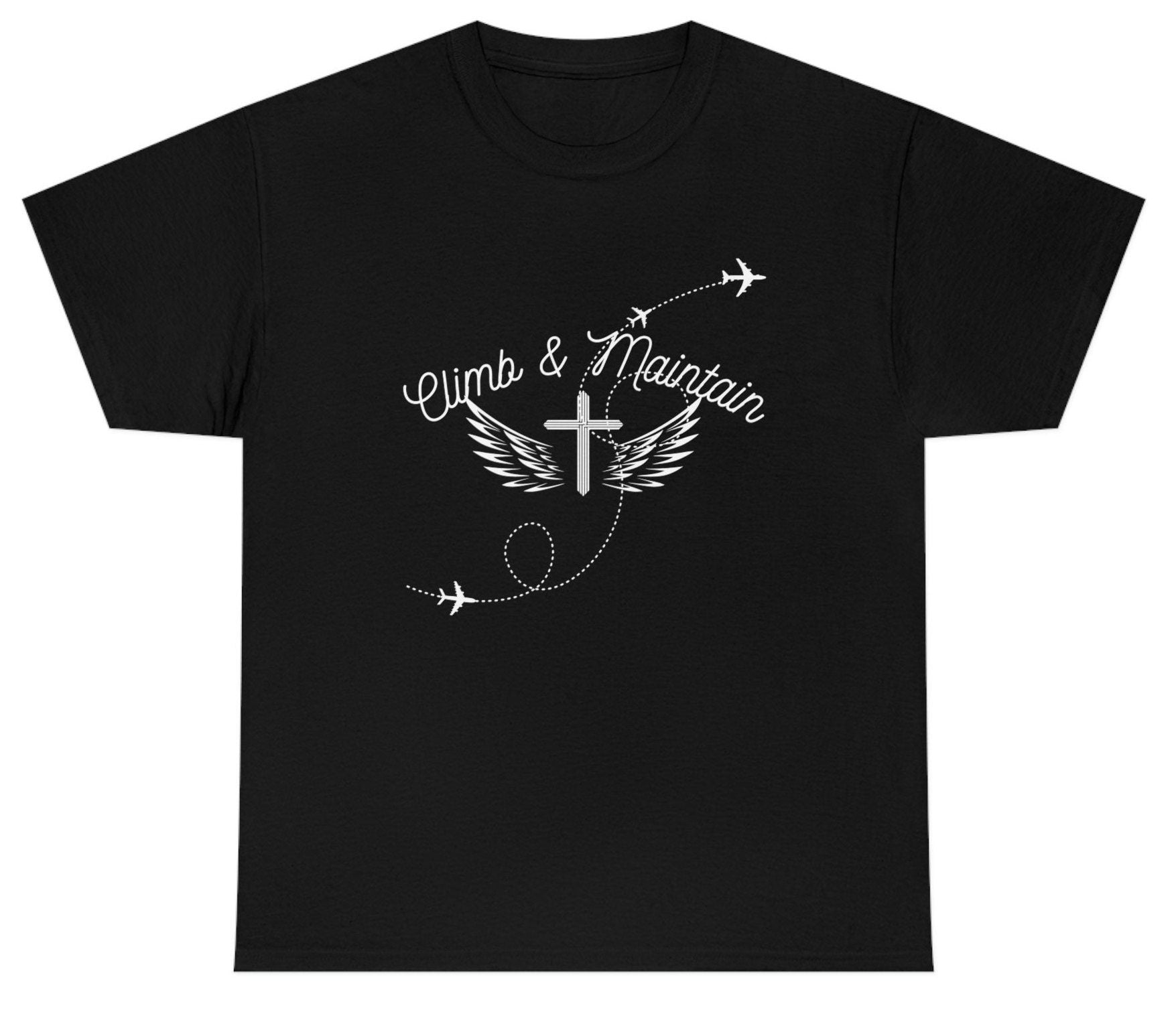 T-shirt for Aviator, Father's Day Gift, Spiritual Gifts For Her Or Him, Christian Gift, Positive Tees, Unisex Heavy Cotton Tee