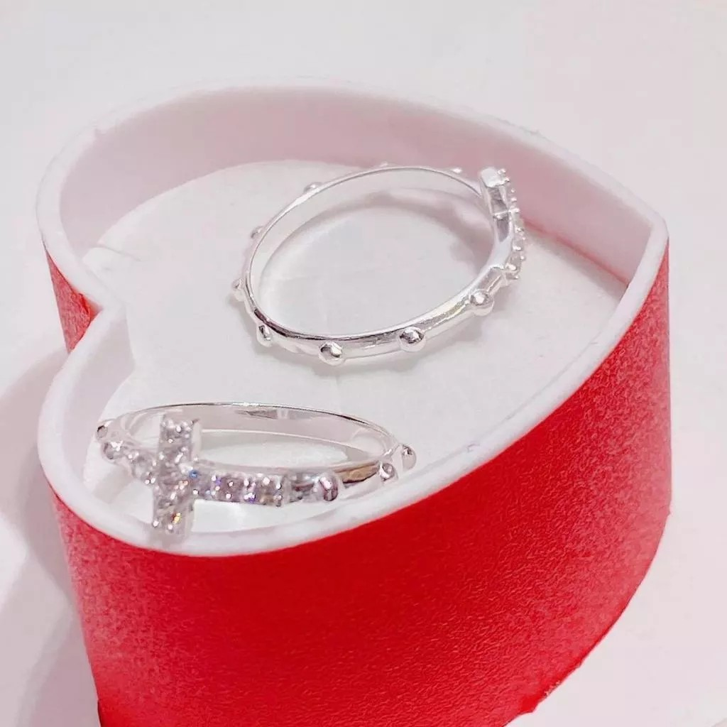 Catholic Cross Ring in 925 Sterling Silver, Christian Ring for Women, CZ Religious Jewelry, Faith Gift, Elegant Holy Ring