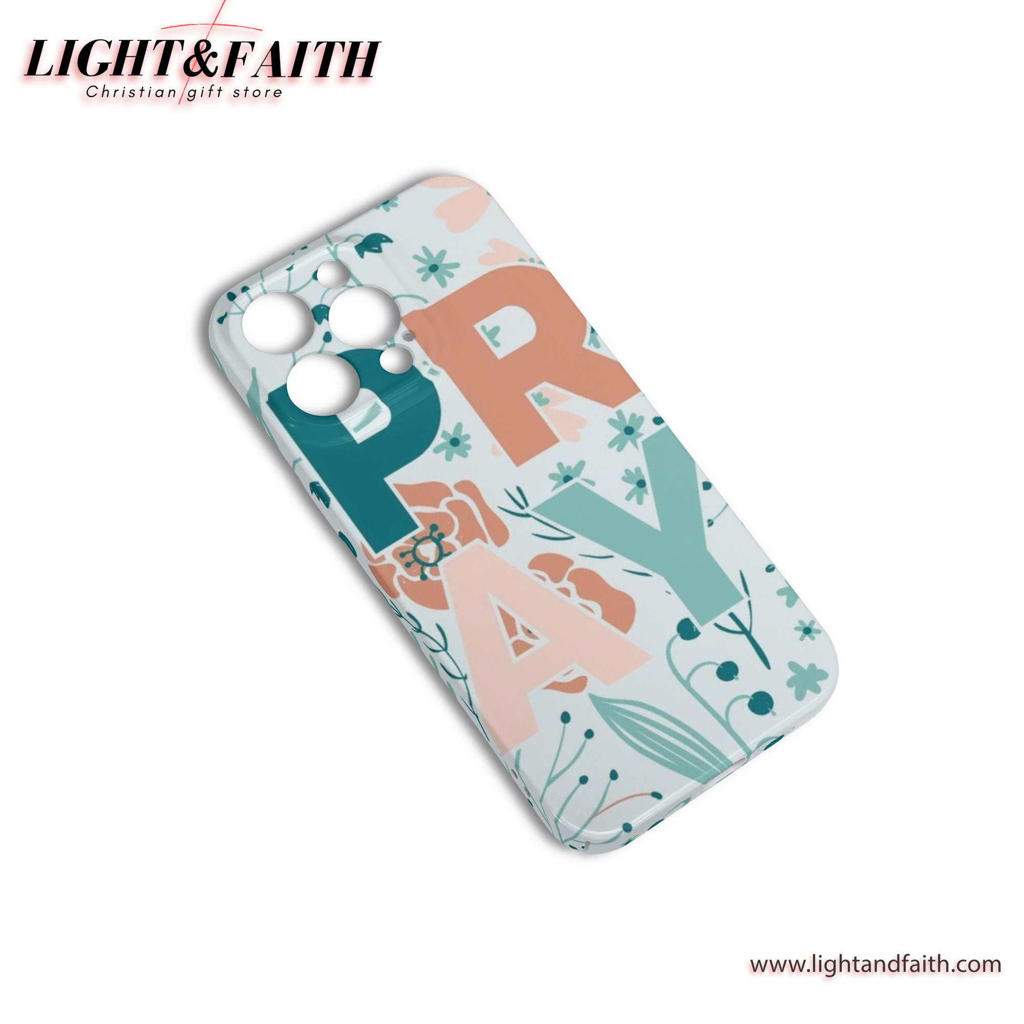 PRAY Phone Case, Christian Phone Case, Bible Verse Phone Case, Religious Gift, PCLAF03