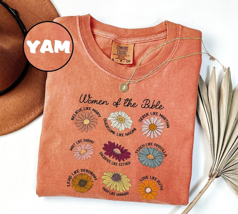 Comfort Colors Religious Woman of the Bible Shirt, Bible Women T-Shirt, Bible Shirt, Comfort Colors Christian Tee CF02