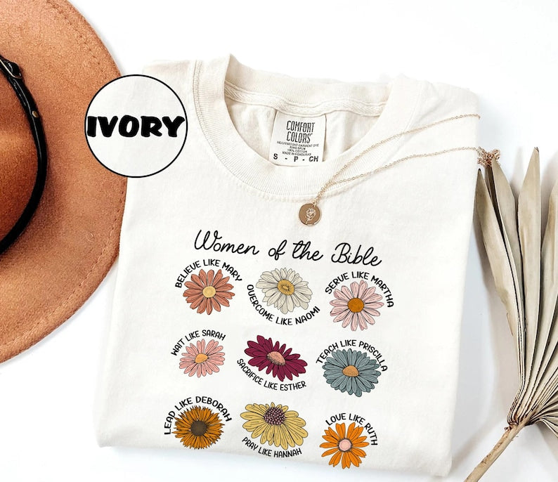 Comfort Colors Religious Woman of the Bible Shirt, Bible Women T-Shirt, Bible Shirt, Comfort Colors Christian Tee CF02