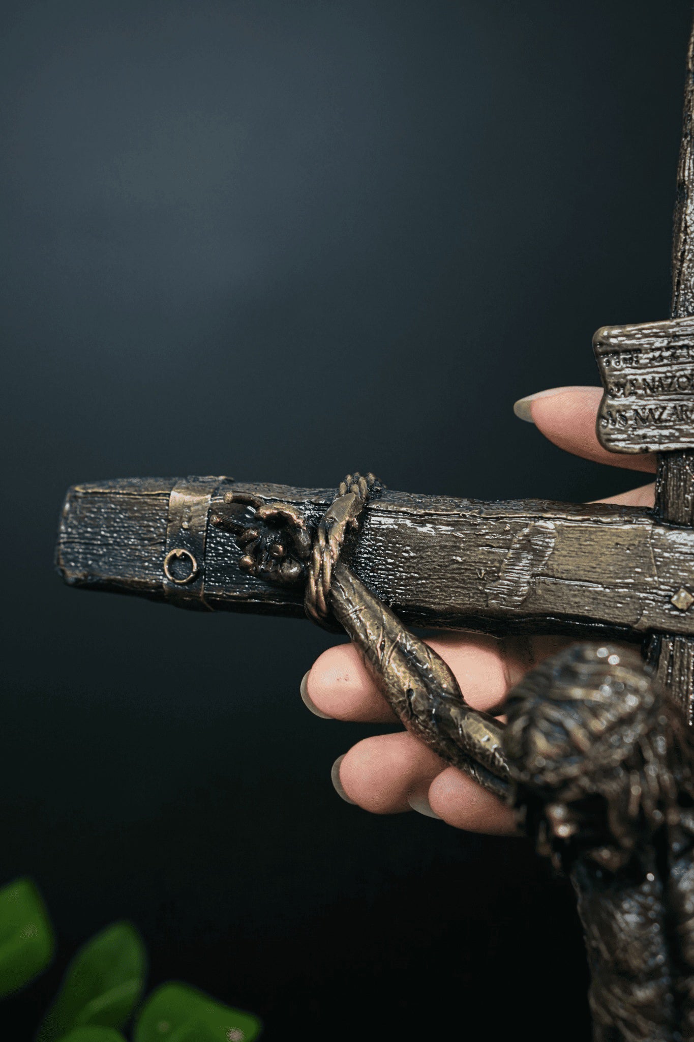 Jesus Christ Cross, Bronze Cross, Prayer Cross, Christian Decor, Religious Wall Hanging Statue for Home or Church, Christmas Gift BRCS02