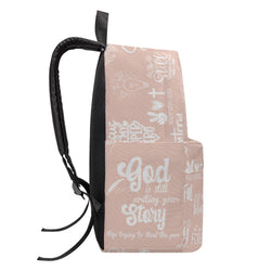 Faith Over Fear Backpack, Jesus Backpack, Christian Prayer Jesus Backpack, PLAF09