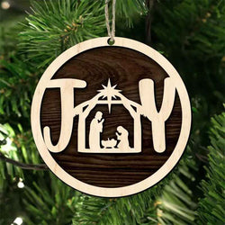 Wooden Christmas Tree Ornaments, Ideas For Christmas Trees, Christmas Ornaments, Nativity Scene Craft DCLAF30